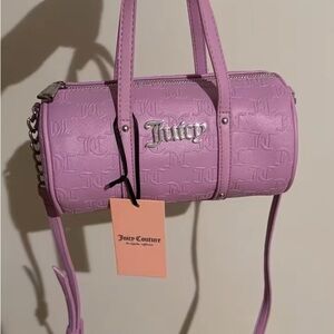 Juicy Couture Lavender Mini Barrel Bag